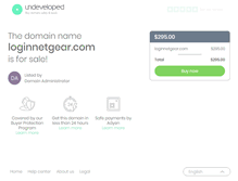 Tablet Screenshot of loginnetgear.com